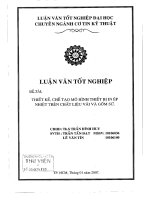 Đồ án tốt nghiệp : Thiết kế chế tạo mô hình thiết bị in ép nhiệt trên chất liệu vải và gốm sứ