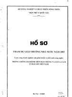 phòng chống hai bệnh ký sinh trùng chủ yếu gây hại bệnh tiên mao trùng và bệnh sán lá gan trâu bò ở nước ta