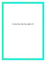 Ca dao vô tình bạc nghĩa potx