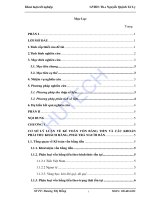 Luận văn:Kế toán vốn bằng tiền và các khoản phải thu, phải trả tại Công ty TNHH Kỹ thuật xây dựng Đăng Phong potx