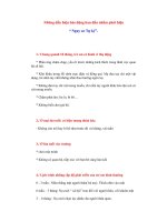 Những dấu hiệu báo động ban đầu nhằm phát hiện “ Nguy cơ Tự kỷ” ppt