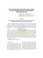 PHÁT TRIỂN SẢN XUẤT RAU AN TOÀN TĂNG THU NHẬP CHO CÁC HỘ NÔNG DÂN VÀ BẢO VỆ MÔI TRƯỜNG NÔNG THÔN VIỆT NAM pot