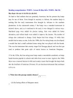 Đọc hiểu -TOEFL- Bài 20 potx