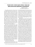 Tế bào gốc và ứng dụng trong y sinh học (Stem cells and the application in biomedicine) potx