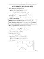 Biện luận  phương trình bất phương trình bằng đồ thị