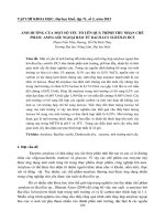 ẢNH HƯỞNG CỦA MỘT SỐ YẾU TỐ LÊN QUÁ TRÌNH THU NHẬN CHẾ PHẨM AMYLASE NGOẠI BÀO TỪ BACILLUS SUBTILIS DC5 pot