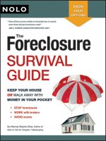 the foreclosure survival guide, keep your house or walk away with money in your pocket (2008)