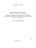 Nghiên cứu thiết kế công nghệ và các giải pháp thi công đóng mới tàu chở ô tô cỡ lớn (đến 7000 chiếc) phục vụ xuất khẩu