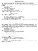 Bài tập về axit  hóa