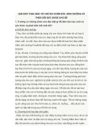 GIẢI ĐÁP THẮC MẮC VỀ CHẾ ĐỘ CHĂM SÓC, DINH DƯỠNG VÀ THEO DÕI SỨC KHỎE CHO BÉ pdf