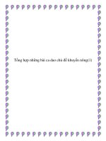 Ca dao dân giân khuyến nông pdf