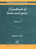 herbs. handbook of herbs and spices vol 2