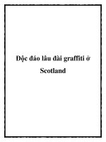 Độc đáo lâu đài graffiti ở Scotland pot