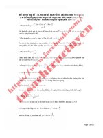 10 đề luyện tập môn toán cho kỳ thi đại học