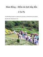 Hàm Rồng – Điểm du lịch hấp dẫn ở Sa Pa pot