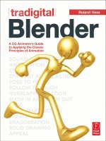 focal press tradigital blender, a cg animator's guide to applying the classic principles of animation (2011)