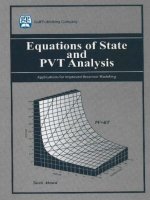 equations of state and pvt analysis tarek ahmed