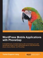 wordpress mobile applications with phonegap
