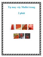 Tự may váy Mullet trong 2 phút pptx