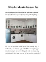 Bí kíp hay cho căn bếp gọn, đẹp pptx