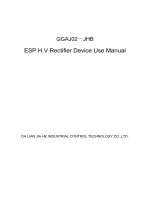 tài liệu hướng dẫn sử dụng lọc bụi GGJA