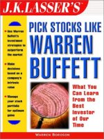 Pick stocks like Warren Buffett