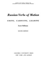 russian verbs of motion