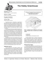 greenhouses. the hobby greenhouse