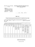 MẪU PHIẾU BẦU Đề nghị xét phong tặng danh hiệu Nghệ nhân pptx