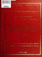 nghiên cứu làm chủ công nghệ và xây dựng mô hình công nghiệp sinh học sản xuất giống khoai tây, rau và hoa sạch bệnh
