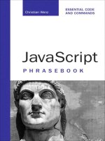 sams javascript phrasebook, essential code and commands (2006)