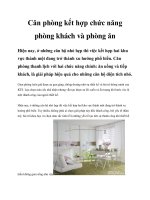 Căn phòng kết hợp chức năng phòng khách và phòng ăn potx