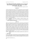 ĐẶC ĐIỂM THÀNH THỤC SINH DỤC CỦA CÁ NỤC SÒ (DECAPTERUS MARUADSI) PHÂN BỐ Ở VÙNG BIỂN SÓC TRĂNG - BẠC LIÊU pdf