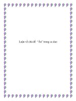 Luận về chủ đề “Ăn” trong ca dao ppt