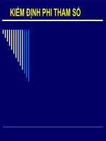 Bài giảng môn Nguyên lý thống kê kinh tế - KIỂM ĐỊNH PHI THAM SỐ