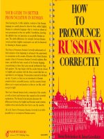 how to pronounce russian correctly