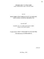 hoàn thiện công nghệ sản xuất vật liệu hàn chất lượng cao dùng cho đóng tàu   nghiên cứu các biện pháp hoàn thiện nâng cao chất lượng