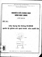 Xây dựng hệ thống scada quản lý giám sát quá trình sản xuất ảo