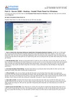 server 2008 - part 6 - hosting - install plesk panel for windows - ftp publishing
