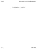 methane and its derivatives (chemical industries) by sunggyu lee