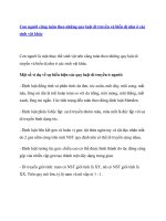 Con người cũng tuân theo những quy luật di truyền và biến dị như ở các sinh vật khác docx