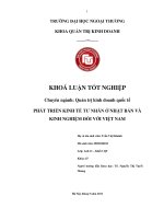 khóa luận tốt nghiệp phát triển kinh tế tư nhân ở nhật bản và kinh nghiệm đối với việt nam