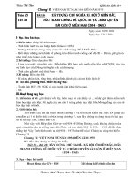 giáo án thi giáo viên giỏi lịch sử 9