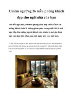 Chiêm ngưỡng 26 mẫu phòng khách đẹp cho ngôi nhà của bạn pot