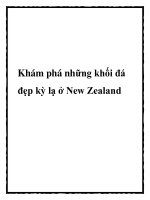Khám phá những khối đá đẹp kỳ lạ ở New Zealand pptx