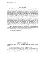 Một số vấn đề cơ bản của đàm phán trong  hoạt động ngoại thương”.