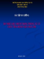 ĐO NHIỆT ĐỘ 3 ĐIỂM PHÒNG XỬ LÝ CHẤT THẢI BỆNH VIỆN