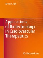 applications of biotechnology in cardiovascular therapeutics