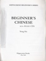 hippocrene beginner's chinese