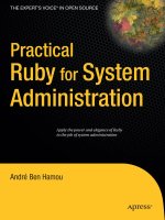 ruby for system administration, apress (2007)